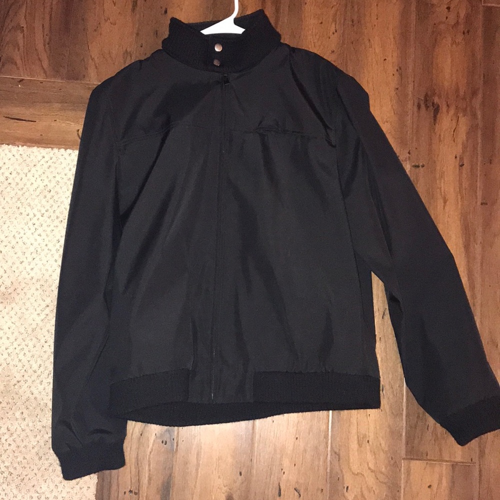 Like New Perry Ellis Black Bomber